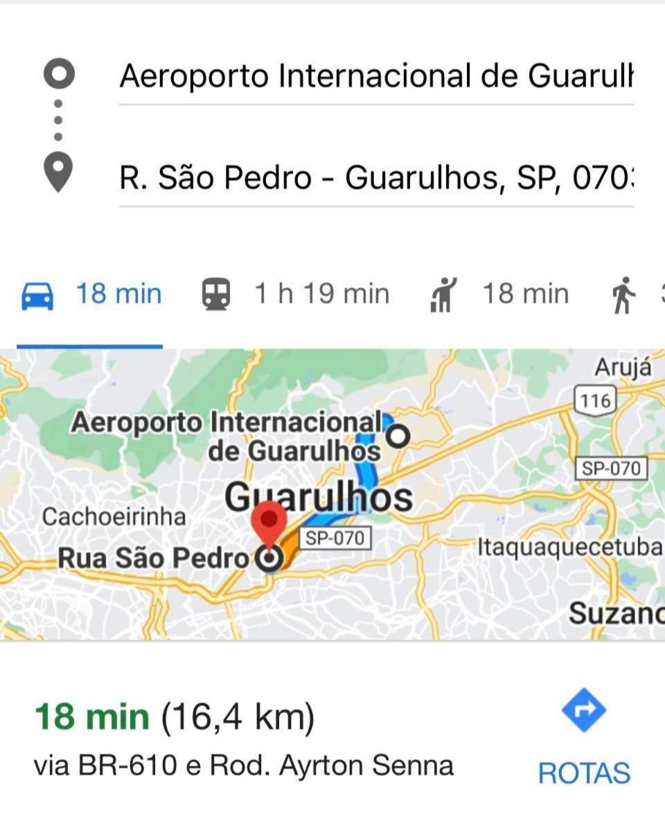 Quarto Proximo Aeroporto Guarulhos Hotel Kültér fotó